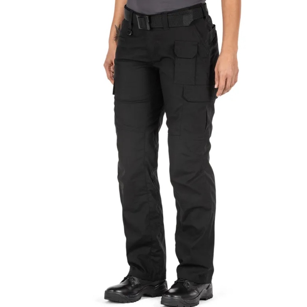 5.11 Tactical Women's Straight Leg Cargo Pants Black